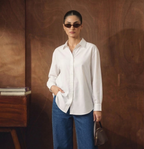 WHITE BUTTON DOWN SHIRT